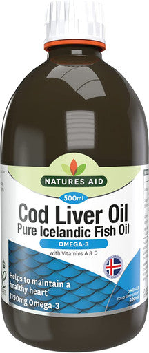 Natures Aid Cod Liver Oil Liquid (PACK OF 1)