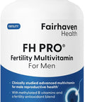 Fairhaven Health Fh Pro For Men Premium Fertility Supplement For Men Optimal Count Support And Motility For Him Male Multivitamin For Conception Support 180 Capsules 1 Month Supply