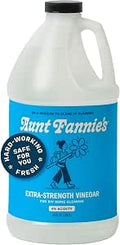 Aunt Fannie's Extra Strength Cleaning Vinegar, Unscented, 64 oz, Pack of 1 | Concentrated Formula, No Added Dyes or Perfumes, Ideal for Laundry Kitchens Bathrooms & Chores, Made in the USA