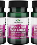 Swanson Polycan Black Yeast Beta Glucan 150 Milligrams 30 Veg Capsules (3 Pack)