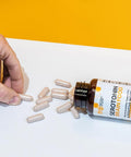 Natural Stacks Serotonin Brain Food W/L-Tryptophan & Rhodiola Rosea - Mood Support Supplement - Promotes Positive Mood, Calmness, Stress Relief - Happy Mood & Brain Support Supplement - 60 Capsules
