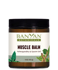 Banyan Botanicals Muscle Balm Organic Muscle Massage Balm With Ashwagandha Root & Epsom Salt Supports Healthy Circulation & Soothes Tired Muscles 4Oz Non Gmo Sustainably Sourced Petroleum Free