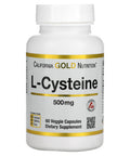 California Gold Nutrition L-Cysteine, Ajipure, 500 Mg, 60 Veggie Capsules