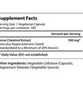 LongLifeNutri Horse Chestnut Extract 500Mg 180 Vegetarian Capsules | Made In Usa | Aescin 100Mg Per Pill | Horsechestnut Seed Supplement 500 Mg