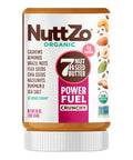 NuttZo Natural Power Fuel 7 Nuts and Seeds Butter, Crunchy, Paleo and Keto Friendly, Peanut and Gluten Free, Kosher, No Added Sugar or Oil, 12 oz Jar