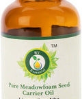 Meadowfoam Oil | Limnanthes Alba | Meadowfoam Seed Oil | Meadowfoam Carrier Oil | For Skin | For Hair | 100% Pure Natural | Cold Pressed Meadowfoam Oil | 10ml | 0.338oz By R V Essential