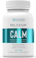 Relaxium Relaxium Calm Non-Habit Forming Stress & Mood Support Supplement Elevate Mood & Boost Relaxation with Ashwagandha 5-HTP GABA Made in USA (60 Vegan Capsules 30 Day Supply)
