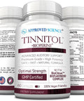 Approved ScienceTinnitol Tinnitus Support Supplement Ease Ringing in The Ears Boost Inner Ear Health 3 Month Supply Made in The USA