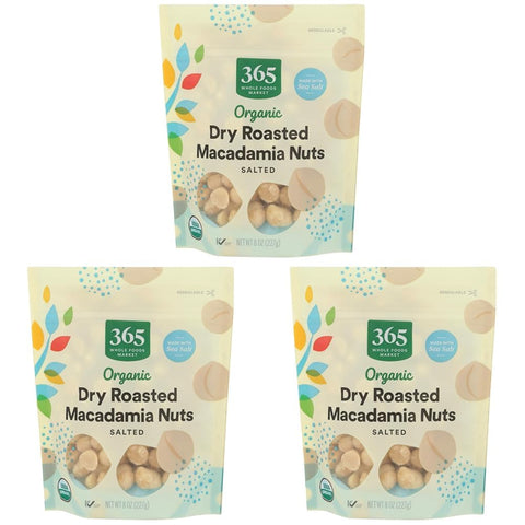 365 by Whole Foods Market, Organic Macadamia Nuts, 8 Ounce