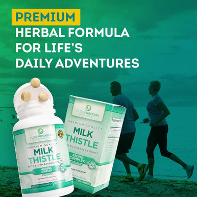 Purepremium Milk Thistle Supplement With Silymarin - 450Mg Complex Normal Liver Support Supplement - Milk Thistle Extract For Normal Liver Function - Vegan Silymarin Milk Thistle - 120 Tablets