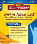 Nature Made Sam-E Complete 400 Mg. Tablet (Helps Support Healthy Mood & Joint Comfort) 60 Count