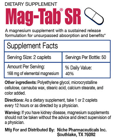 Mag-Tab SR Caplets 100 UNIT By Mag-Tab