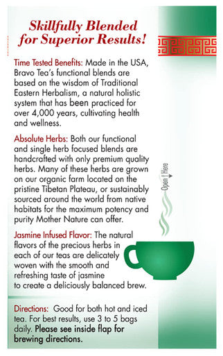 Triple Stress Relief Tea 20 bags By Bravo Tea & Herbs