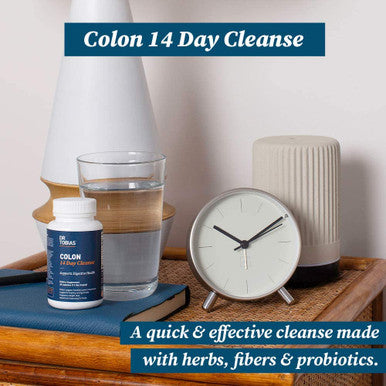 Dr. Tobias Colon Health Bundle with Colon 14 Day Cleanse Psyllium Daily Supporting Healthy Bowel Movements