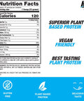 BPI Sports Vegan Protein - Non-Dairy Plant-Based Vegan Friendly Zero Sugar Vanilla
