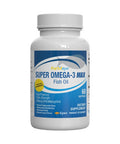 Fortifeye Vitamins Super Omega-3 Max Fish Oil | 2400 Mg Omega 3 | High Potency With Epa And Dha | Lemon Flavor 30 Servings
