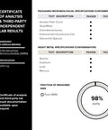 1200mg Third Party Tested and Verifiable Stabilized NMN Capsules - 98% Highly Purified and Highly Bioavailable for NAD + - 60 Capsules NMN Nicotinamide Mononucleotide Booster Supplement