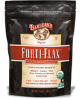 Barleans FortiFlax Premium Ground Flaxseed with All Natural Supplement Source of Omega 3 Lignans and Fibers for Maxium Nutrition Vegan Non GMO Gluten Free 14Ounce