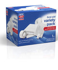 Rite Aid First Aid Gauze Pads, Variety Pack - Includes 25 Assorted Gauze Pads & Tape | Gauze Pads | First Aid Kit | Wound Care Supplies