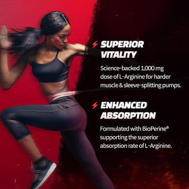 Extreme Dual Arginine Plus With Vitamin B Complex - Boost Up Energy & Vitality For Men'S Sports Performance (1,000Mg X 120 Tablets, 2 Months Supply)