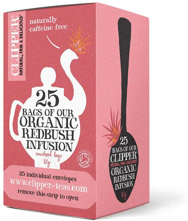 Clipper Organic Redbush Envelopes 25 Tea Bags