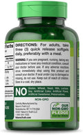 Nature's Truth Flaxseed Oil Capsules | 90 Softgels | Cold Pressed, Non-GMO, Gluten