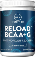 MRM Nutrition Reload BCAA+G Post-Workout Recovery| Island Fusion Flavored| 9.6g Amino Acids| with CarnoSynAÃƒâ€šÃ‚Â®| Muscle Recovery| Keto Friendly| 26 Servings