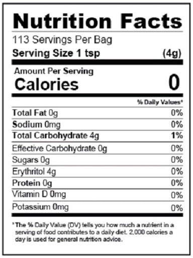 Health Garden Monk Fruit Sweetener Golden Non Gmo Gluten Sugar Substitute her Keto Friendly (1 Lb)
