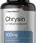 Chrysin 500mg | 60 Capsules | Passion Flower Extract | Non-GMO, Gluten Free Supplement | by Horbaach