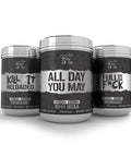 5% Nutrition Rich Piana Legendary Kit Blackout Edition | 3 Workout Supplements: AllDayYouMay + FasF + Kill It Reloaded in Maui Twist Flavor | Rich Piana T-Shirt + 5% Decal
