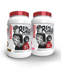 5% Nutrition Real Carbs + Protein (2 Pack Bundle) | Clean Mass Gainer Protein Powder | Real Food Carbohydrate Fuel for Pre Workout/Post-Workout Recovery Meal (Chocolate + Birthday Cake)