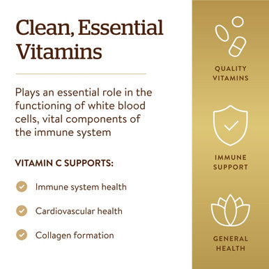 Solgar Vitamin C 500 Mg 100 Vegetable Capsules - Antioxidant & Immune Support - Overall Health - Supports Healthy Skin & Joints - Non Gmo Vegan Gluten Free Kosher - 100 Servings