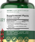 Carlyle Cranberry Pills | 500mg | 100 Caplets | Non-GMO Gluten Supplement