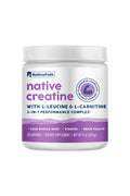 NativePath Creatine Monohydrate Powder with L-Leucine & L-Carnitine - Muscle Building Supplement for Men & Women - 30 Servings