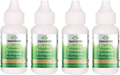 Swanson Vitality Real Formula 1 fl Ounce (29.6 ml) Liquid (4 Pack)