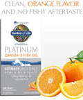 Garden of Life Minami Nutrition Platinum Ultimate Once Daily Omega 3 +D3 Formula (30 Softgels, Orange Flavour (1, 100mg Omega 3)), 1 Units