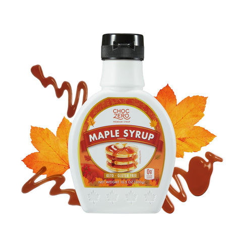 ChocZero Cinnamon Maple Syrup ÃƒÂ¢Ã¢â€šÂ¬Ã¢â‚¬Å“ Sugar-Free, Keto Friendly, High Fiber, Monk Fruit Sweetened, Low Carb, Gluten-Free, Vegan ÃƒÂ¢Ã¢â€šÂ¬Ã¢â‚¬Å“ 10.5oz