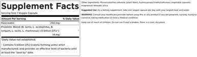 Swanson Probiotic with Digestive Enzymes 5 Billion Cfu 60 Veg Capsules