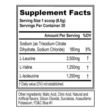 Evlution EVL BCAAs Amino s Powder - BCAA Powder Post Workout Recovery Drink and Stim Free Pre Workout Energy Drink Powder - 5g Branched Chain Amino s Supplement for Men - Blue Raz
