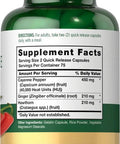 Carlyle Cayenne Pepper Capsules | 40000 HU | Non-GMO and Gluten Supplement