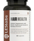 Les Labs Hair Health Hair Growth & Nails Supplement Improved Thickness Strength & Fullness Keratin Biotin Pumpkin Seed & MSM 60 Capsules