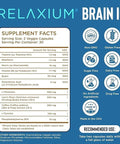 Relaxium Brainiq Nootropic Brain Supplements Memory Supplement For Brain Health Cognitive Supplement & Memory Pill With Lion'S Mane Lthreonine & Coffee Extract 60 Count (Pack Of 1)