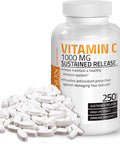 Bronson Vitamin C 1000 mg Sustained Release Premium Non-GMO Ascorbic , 250 Tablets