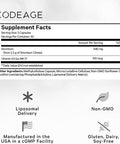 Codeage Liposomal Strontium Supplement - Strontium Citrate Vitamin K2 MK-7 Liposomal Delivery Non-GMO Mineral Strontium Gluten- - 90 Capsules