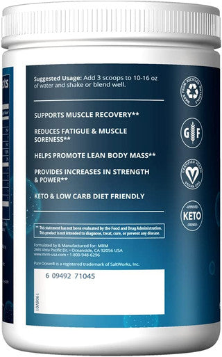 MRM Nutrition Reload BCAA+G Post-Workout Recovery| Island Fusion Flavored| 9.6g Amino Acids| with CarnoSynAÃƒâ€šÃ‚Â®| Muscle Recovery| Keto Friendly| 26 Servings