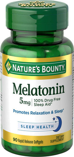 Nature'S Bounty Melatonin 5 Mg Softgels 90 Ea