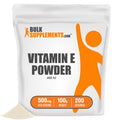 BulkSupplements Vitamin E Powder - D-Alpha Tocopheryl, Antioxidants Supplement, - 500mg with 280mg (400IU) of Vitamin E , 200 Servings (100 Grams 3.5 oz)