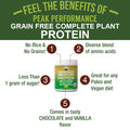 Organic Paleo Grain Free Plant Based Protein Powder. Complete Raw Organic Vegan Protein Powder. Amazing Amino Acid Profile