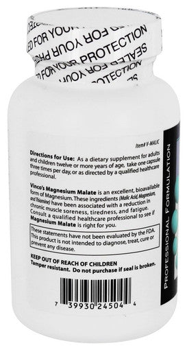 Vinco Magnesium Malate 90 caps
