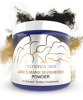 Lions Mane Mushroom Powder | 8:1 ing Body Dual Extract | 60 Grams | Hericium erinaceus | Brain Health Supplement | Neuroprotective + Boosts Mood | Supports Immune Health
